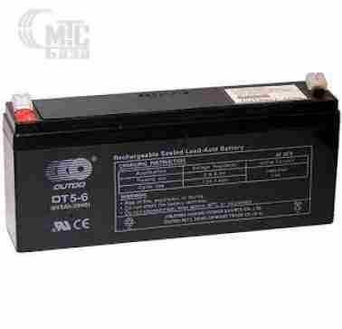 Аккумуляторы Аккумулятор стационарный Outdo OTP5-6 GEL [OTP5-6] 6V 5A EN20 А 170x35x76мм